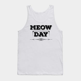 International Cat Day Black Tank Top